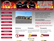 Tablet Screenshot of materialcontraincendios-mci.com